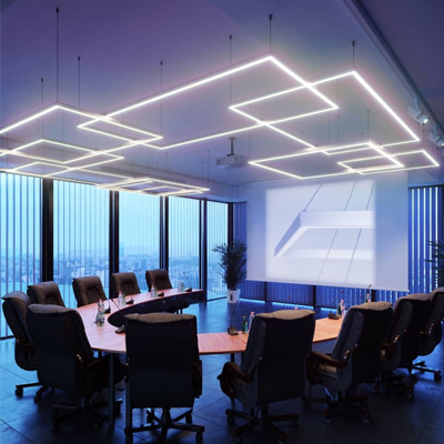 کیفیت پخش نور دیفیوزر پلی‌کربناتی پروفیل لاین نوری برای جلوگیری از خیرگی.